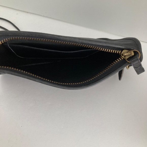 Vintage 1970s? Coach Convertible Clutch Shoulder Bag Purse Double Straps Leather - Picture 8 of 15